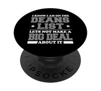 Funny college student deans list PopSockets Adhesive PopGrip