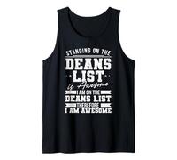 Funny college student deans list Tank Top