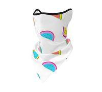 Funny Colored Watermelon Windproof Mask,Neck Gaiter Winter Motorcycle Face Cover