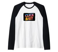 Funny Colorful Click Bait Speech Costume Raglan Baseball Tee