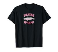 Funny Colorful Fishing Widow T-Shirt T-Shirt