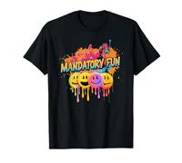 Funny Colorful Mandatory Fun Look T-Shirt