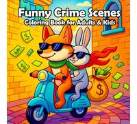 Funny Coloring Book for Adults: Fun and Cozy Crime Scenes Coloring Pages for Adults and Kids Featuring Adorable Characters Designs to Stress Relief (Humorous Coloring Book) (Cozy Coloring Books)