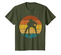 Funny Colourful Polka Dot Day Football International Dot Day T-Shirt, Youth, Olive Green, Medium