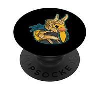 Funny comic design featuring a parody of a superhero duck PopSockets Swappable PopGrip