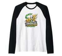 Funny Compounding is The 8th Wonder Coin Mascot Raglan Baseball Tee