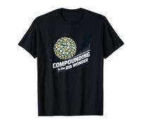Funny Compounding is The 8th Wonder Money Snowball T-Shirt