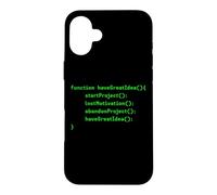 Funny Computer Programming Coder Web Developer Function Joke Case for iPhone 16 Plus