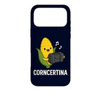 Funny Concertina Corncertina Pun Cute Corn Playing Accordion Case for iPhone 17 Pro Max