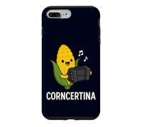 Funny Concertina Corncertina Pun Cute Corn Playing Accordion Case for iPhone 7 Plus/8 Plus