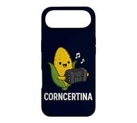 Funny Concertina Corncertina Pun Cute Corn Playing Accordion Case for iPhone Air