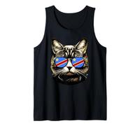 Funny Congo Cat Lover Wear DRC Flag Cats Owner Dress Tank Top