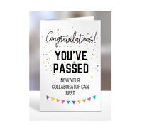 Funny Congratulations you've passed driving test card, gifts for men, women, him, her, presents for Christmas, Congrats, Joke, Just, now your collaborator can rest, A5-175_57