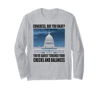 Funny Congress US Capitol Politics Joke Washington DC Humor Long Sleeve T-Shirt