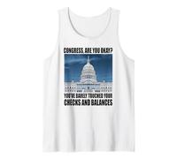 Funny Congress US Capitol Politics Joke Washington DC Humor Tank Top