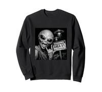 Funny Conspiracy Alien Selfie Area 51 UFO UAP Lovers Sweatshirt