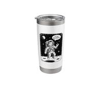 Funny Conspiracy Spaceman Spaceships Astronomy Astronauts Stainless Steel Insulated Tumbler