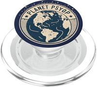 Funny Conspiracy Theorist UFO Moon Landing Government Hoax PopSockets PopGrip for MagSafe