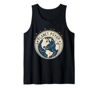 Funny Conspiracy Theorist UFO Moon Landing Government Hoax Tank Top