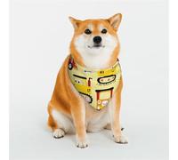 Funny Construction Vehicles Pattern Dog Bandanas, Comfortable Cotton Triangle Bibs Scarfs for Dogs Or Cats, Cute Pet Kerchief for Small Medium Large Dogs-Small