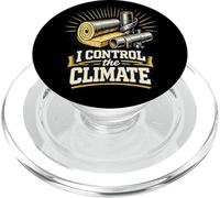 Funny Control The Climate Industrial Insulation Worker PopSockets PopGrip for MagSafe