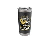 Funny Control The Climate Industrial Insulation Worker Stainless Steel Insulated Tumbler