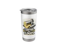 Funny Control The Climate Industrial Insulation Worker Stainless Steel Insulated Tumbler