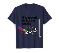 Funny Cool Abstract Soccer Kicker It's Good to Have Goals T-Shirt