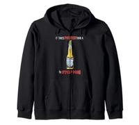 Funny Cool Beer Corona mask Zip Hoodie