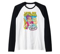 Funny Cool Grandma Design Gift for Mom Mommy Grandmother Raglan Baseball Tee