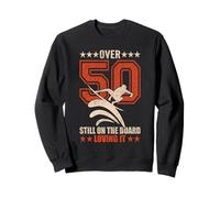 Funny Cool Surfer Dude Surfboard 50 Year Old Surfing Quotes Sweatshirt