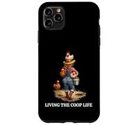 Funny COOP Life Designs for Chicken Keeper Farm Woman Case for iPhone 11 Pro Max
