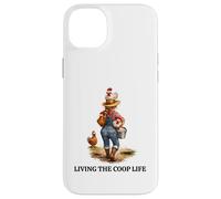 Funny COOP Life Designs for Chicken Keeper Farm Woman Case for iPhone 14 Plus