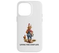 Funny COOP Life Designs for Chicken Keeper Farm Woman Case for iPhone 14 Pro Max