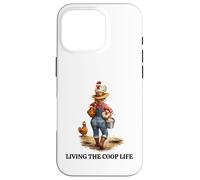 Funny COOP Life Designs for Chicken Keeper Farm Woman Case for iPhone 16 Pro
