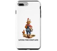 Funny COOP Life Designs for Chicken Keeper Farm Woman Case for iPhone 7 Plus/8 Plus