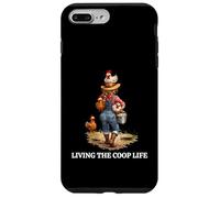 Funny COOP Life Designs for Chicken Keeper Farm Woman Case for iPhone 7 Plus/8 Plus