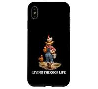 Funny COOP Life Designs for Chicken Keeper Farm Woman Case for iPhone XS Max