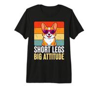 Funny Corgi Design for Men Women Kids Pet Dog Corgi Lovers Premium T-Shirt