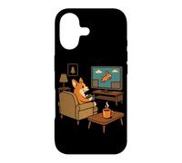 Funny Corgi Gamer Dog Humor Console Video Game Retro Gaming Case for iPhone 17