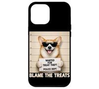 Funny Corgi Mugshot Wanted for Treat Theft Blame the Treats Case for iPhone 12 Pro Max