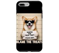 Funny Corgi Mugshot Wanted for Treat Theft Blame the Treats Case for iPhone 7 Plus/8 Plus