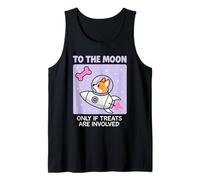 Funny Corgi Space Dog Astronaut Corgi Lover Galaxy Pet Humor Tank Top