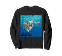 Funny Corgi Swimming Underwater Sweatshirt