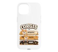 Funny Corgi Toast Lover Bakery Breakfast Pun Case for iPhone 15