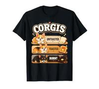 Funny Corgi Toast Lover Bakery Breakfast Pun T-Shirt