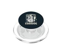 Funny Corn Dog Lover Raccoon State Fair PopSockets PopGrip for MagSafe