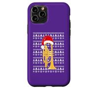 Funny Cornet Humour for Brass Band on Christmas Jumper Day? Case for iPhone 11 Pro