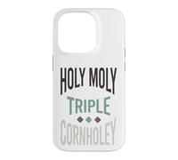 Funny Cornhole Holy Moly triple cornholey Case for iPhone 14 Pro