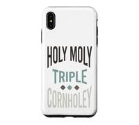 Funny Cornhole Holy Moly triple cornholey Case for iPhone XS Max